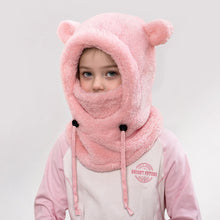 Load image into Gallery viewer, Kids Winter Hat Balaclava With Neck Warmer
