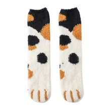 Load image into Gallery viewer, Warm Cat Paw Winter Socks