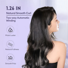 Load image into Gallery viewer, 2 in 1 Rotating Ceramic Curling Wand, 1.26 in Automatic Hair Curler