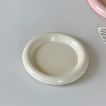 Load image into Gallery viewer, Modern Round Ceramic Plate for Dessert and Tea