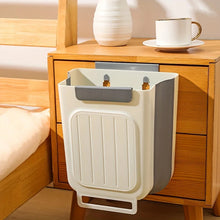 Load image into Gallery viewer, Collapsible Wall Mounted Kitchen Trash Bin