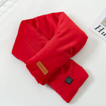 Load image into Gallery viewer, Heated Neck Scarf with Three Temperature Settings and Water Resistant Velvet