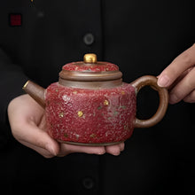 Load image into Gallery viewer, Retro Multicolor Handmade Coarse Pottery Tea Set