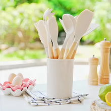 Load image into Gallery viewer, Silicone Cooking Utensils Set Heat-Resistant BPA-Free Bamboo Handle