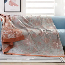 Load image into Gallery viewer, Floral Dream Cotton Comfort Blanket