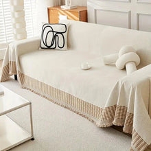 Load image into Gallery viewer, Serene Oasis Couch Cover, Pet-Friendly Stain-Resistant Chenille Cotton