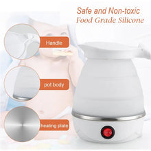 Load image into Gallery viewer, Portable Foldable Silicone Electric Kettle
