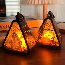 Load image into Gallery viewer, Halloween Decor Triangle Table Lamp