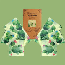 Load image into Gallery viewer, Organic Reusable Bees Wax Food Wrap Set