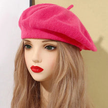 Load image into Gallery viewer, Knitted French Winter Beret Hat