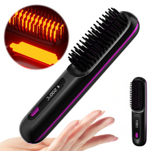 Load image into Gallery viewer, Hair Straightening Brush with Digital Display