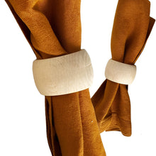 Load image into Gallery viewer, Wooden Napkin Ring Engraved Decor