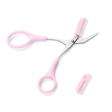 Load image into Gallery viewer, Stainless Steel Eyebrow Trimmer Scissors with Comb