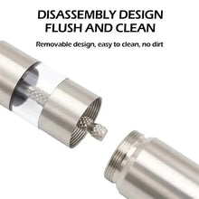Load image into Gallery viewer, Thumb Press Stainless Steel Salt and Pepper Grinder