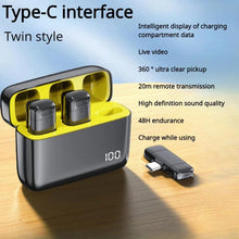 Load image into Gallery viewer, Wireless Lavalier Microphone with Digital Charging Case