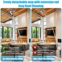 Load image into Gallery viewer, Rotating Triangle Wall Mop with Adjustable Long Handle