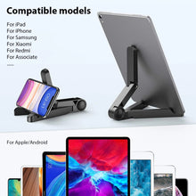 Load image into Gallery viewer, Foldable Desktop Tablet Holder and Phone Stand