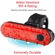 Load image into Gallery viewer, USB Rechargeable Rear Bike Tail Light – Ultra-Bright Red LED Cycle Safety Light