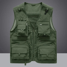 Load image into Gallery viewer, Lightweight Breathable Utility Vest With Multiple Pockets