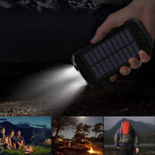 Load image into Gallery viewer, Portable Solar Power Bank with Wireless Charging