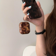 Load image into Gallery viewer, Leopard Amber Tortoiseshell Protective Case for AirPods