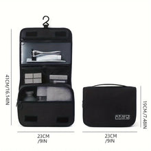 Load image into Gallery viewer, Hanging Travel Toiletry Bag for Personal Hygiene and Cosmetics