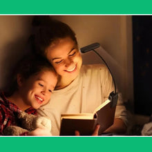 Load image into Gallery viewer, USB Rechargeable Clip Reading Lamp with Soft Light and Memory Function