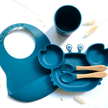 Load image into Gallery viewer, Whale Shaped Baby and Toddler Dinner Set