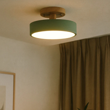 Load image into Gallery viewer, Modern LED Round Ceiling Light, Sleek Minimal Semi-Flush Mount