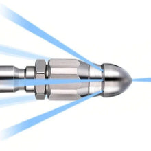 Load image into Gallery viewer, Sewer Jetter Nozzle with Five High Pressure Jets and Self Propelling Action