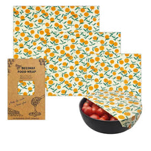 Load image into Gallery viewer, Organic Reusable Bees Wax Food Wrap Set