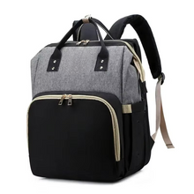 Load image into Gallery viewer, Portable Folding Crib and Large Capacity Diaper Backpack