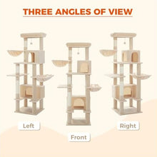 Load image into Gallery viewer, Cat Tree With 2 Hammocks For Indoor Cats