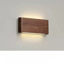 Load image into Gallery viewer, Modern LED Wooden Wall Sconce Light for Living Room and Bedroom