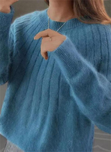 Load image into Gallery viewer, Soft Cashmere Knitted Sweater for Women - Warm and Luxury