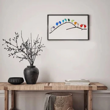Load image into Gallery viewer, Sea Glass Birds Decor Coastal Love Notes