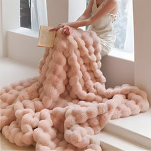 Load image into Gallery viewer, Winter Warm Rabbit Faux Fur Throw Blanket
