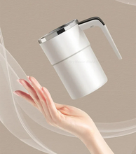 Load image into Gallery viewer, Rechargeable Self-Stirring Coffee Mug – Portable Electric Stainless Steel Mixer with Magnetic Rotation for Effortless Brewing