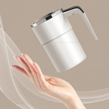Load image into Gallery viewer, Rechargeable Self-Stirring Coffee Mug – Portable Electric Stainless Steel Mixer with Magnetic Rotation for Effortless Brewing