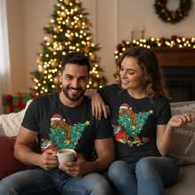 Load image into Gallery viewer, Mischievous Holiday Cheer Funny Anti-Christmas Graphic T-Shirt