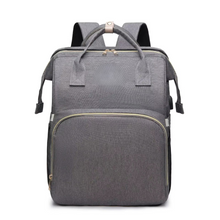 Load image into Gallery viewer, Portable Folding Crib and Large Capacity Diaper Backpack