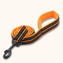 Load image into Gallery viewer, Padded Nylon Dog Leash Reflective 6.5ft