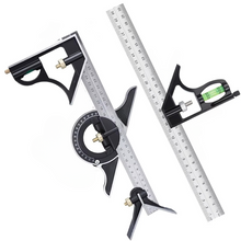 Load image into Gallery viewer, 12-Inch Adjustable Stainless Steel Precision Angle Measuring Tool