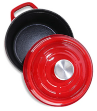 Load image into Gallery viewer, Enameled Cast Iron Dutch Oven Pot