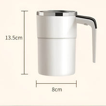 Load image into Gallery viewer, Rechargeable Self-Stirring Coffee Mug – Portable Electric Stainless Steel Mixer with Magnetic Rotation for Effortless Brewing