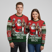 Load image into Gallery viewer, Funny Santa Claus Ugly Christmas Sweater Crewneck Sweatshirt for Men and Women