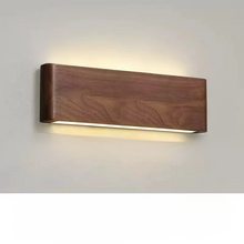 Load image into Gallery viewer, Modern LED Wooden Wall Sconce Light for Living Room and Bedroom