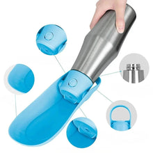 Load image into Gallery viewer, Dog Water Bottle, Leak-Proof Travel Hydration Bottle with Bowl