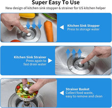 Load image into Gallery viewer, Kitchen Sink Drain Strainer