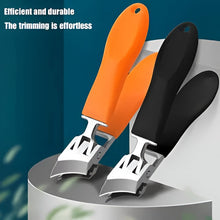 Load image into Gallery viewer, Wide Jaw Nail Clipper with Anti-Splash Design